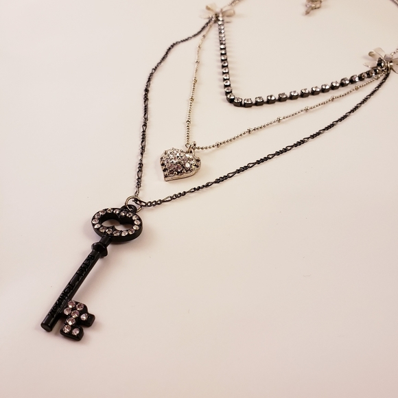 Betsey Johnson Jewelry - Rare Betsey Johnson Layered necklace Vintage